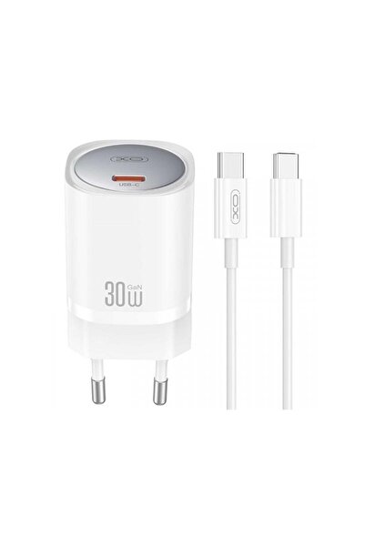 XO Design Incarcator Retea Cu Cablu USB-C CE20 30W 3A 1 x USB-C Alb