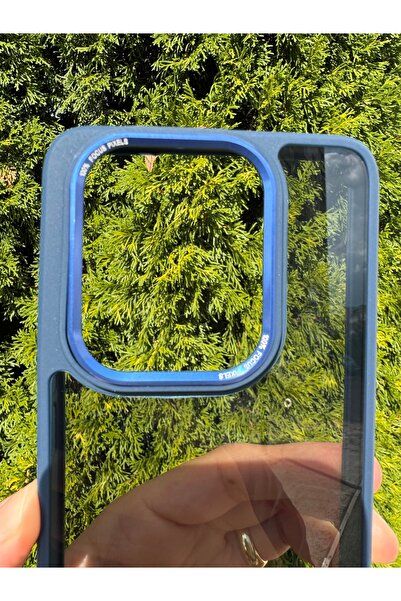 Deppo Trend Xiaomi Mi 14t Pro Compatible Case Black Transparent Clear Camera Surrounding Metal Protective Silicone Cover