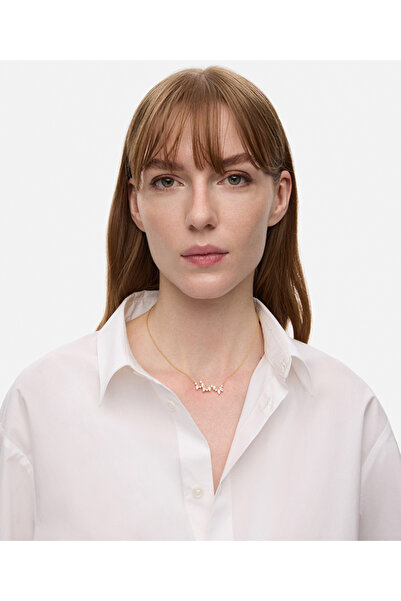 İpekyol Zirkon taşlı zincir kolye