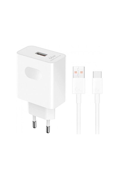 HONOR Incarcator Retea Cu Cablu USB-C HN-110600E00 66W 6A 1 x USB-A Alb 5503AAHX