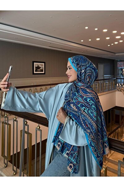 Webinay Home Etro Desen Yün Kaşmir İpek Şal Silk Scarfs Shawl Hijab