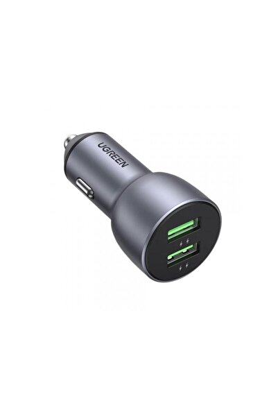 Ugreen Car Charger CD213 36W 3A 2 x USB-A Gray