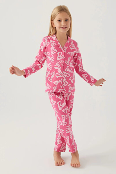 buHillco Arnetta Barbie 1767-g Girl's Waiter Shirt Pajama Set