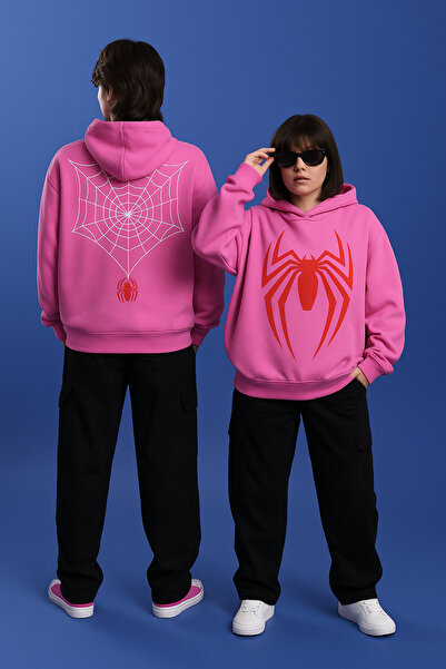 CLASSY.MODA سويت شيرت بقلنسوة للجنسين مكون من 3 خيوط مع جيب كنغر أمامي وخلفي ...