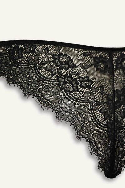 DeFacto Lace-Up Brazilian Panties Fall in Love F7028Ax25Wn