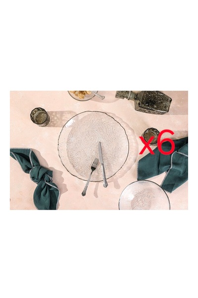 Porland Moon Silver Plate 6-Piece Set 32cm