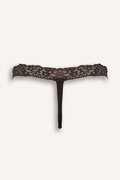 DeFacto Lace Detailed 3-Piece Panty-Fall in Love F2124Ax25Au