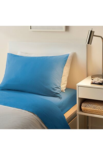 IKEA DVALA Pillowcase, blue, 65 x 65 cm
