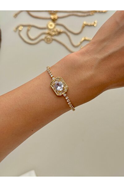 YOUES JEWELRY سوار نسائي من الفولاذ بتصميم مينيمال وطراز GOLD