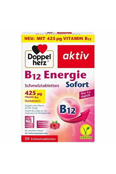 Doppelherz Vitamin B12, 425mcg, Vegan, 30 Tablets
