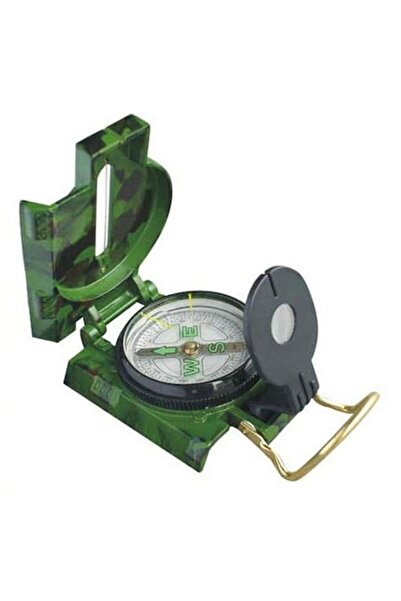 Zamo Lensatic Compass, Zamo®, Military, Precise, with Magnifier and Ruler, 45mm Diameter, Green Camoufla