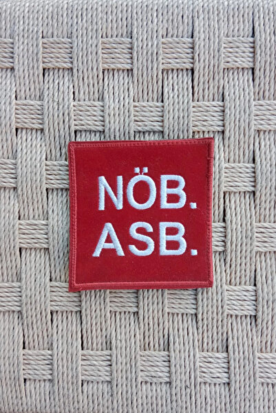 İZMİR ASKERİ MALZEME Red Velvet Floor Duty Officer Sub-Officer Nakis Embroide...