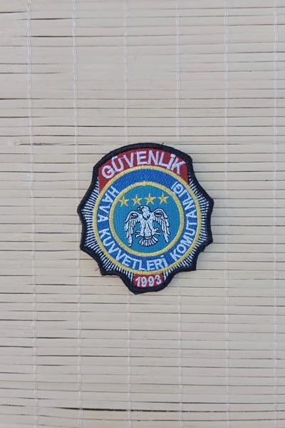 İZMİR ASKERİ MALZEME شارة مطرزة لقيادة القوات الجوية الأمنية 1993 ناكيس