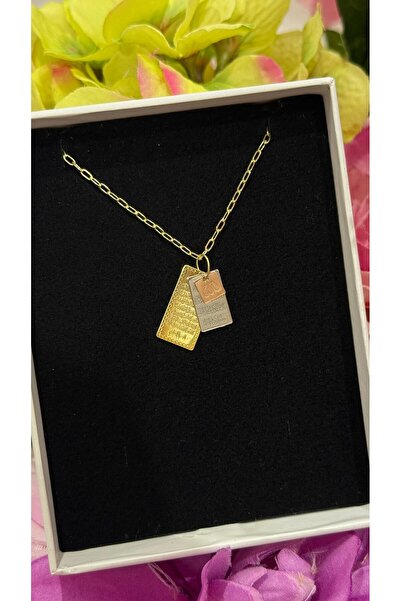 Luna Argento ALTIN KAPLAMA ARAPÇA ALLAH LAFZI VE DUALI KOLYE - AYETEL KÜRSİ - NAZAR DUALI KOLYE 925 AYAR GÜMÜŞ