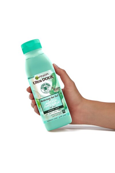 Garnier Ultra Doux Moisturizing Hair Food Shampoo Aloe & Coconut 350 ml
