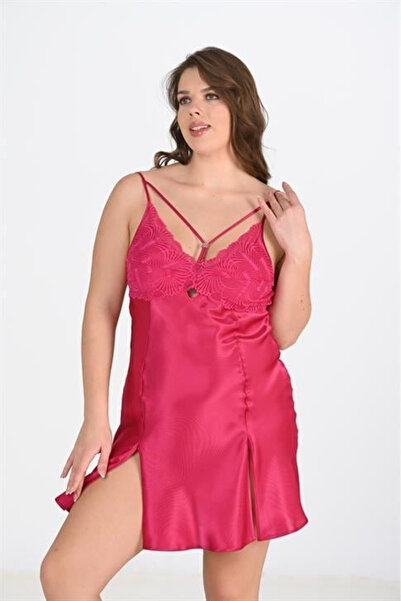 The LOG INVEST 2-Piece Cherry Dressing Gown Set Bigsize 6212