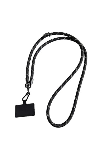 Zamo Șnur de telefon, Zamo®, nailon rezistent cu carabină din oțel inoxidabil, lungime 60 cm, grosime 1 cm, Univers