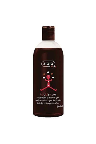 Ziaja Gel de Dus pentru Copii, Kids, Bubble Cola, pentru Curatare Delicata, 3+ Ani, Aroma Cola, 500m