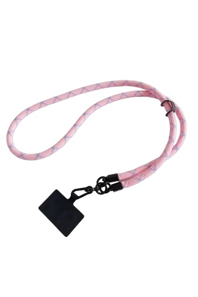 Zamo Șnur de telefon, Zamo®, fabricat din nailon durabil cu carabină din oțel inoxidabil, lungime 60 cm, grosime