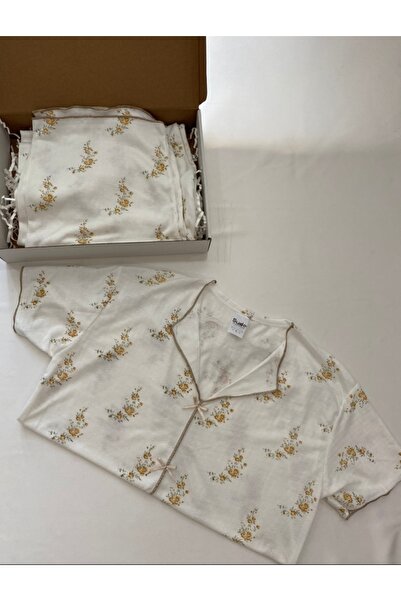 Strawbery7 Butik Uzun kol gömlek yaka kadın pinterest mevsimlik pijama takımı