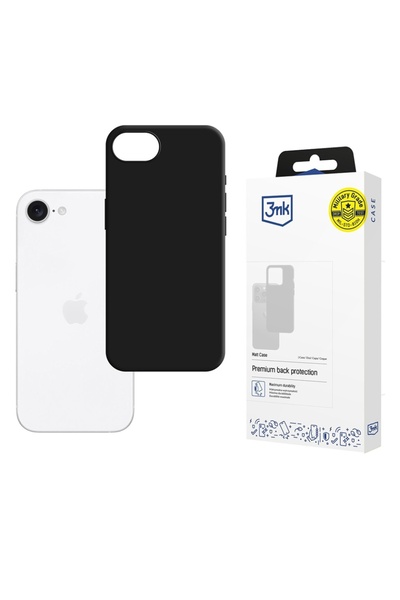 3MK Θήκη για iPhone 11, Ματ θήκη, μαύρη