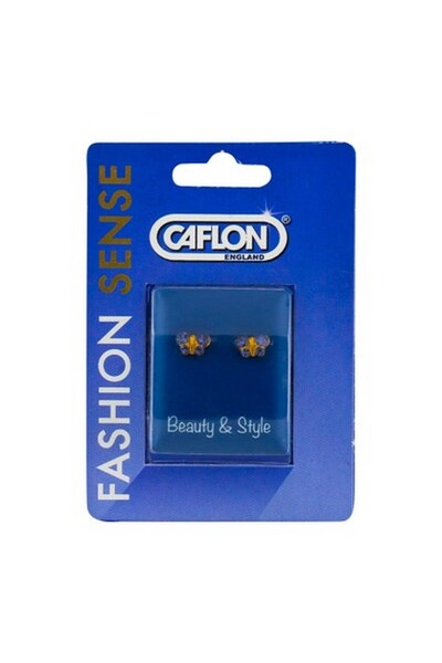 Caflon Fashion Sense Gold Plated Butterfly Tanzanite Earring - 1 PC