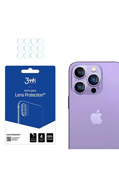 3MK [Συσκευασία των 4] Φιλμ Κάμερας για iPhone 14 Pro / 14 Pro Max, Προστασία...