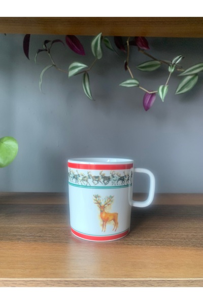 FERMATO New Year-Christmas Deer Model Single Mug
