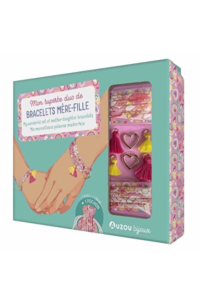 Auzou مصنع الألعاب والمجوهرات - مجموعة أساور الأم والابنة