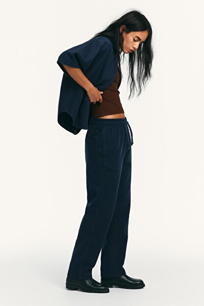 HAKKE Elastic Waist Casual Jogger Pants