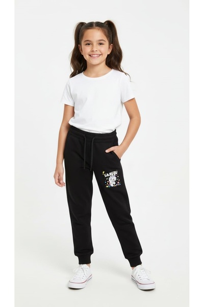 fh fashionhere Labubu Printed Lycra Compact Jogger Sweatpants