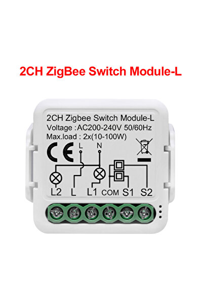 Choice3 وحدة التبديل ZB ثنائية القناة GIRIER Tuya ZigBee 3.0 وحدة التبديل الذ...