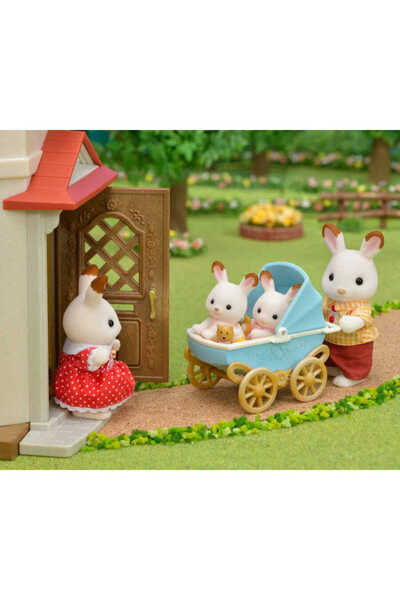 SYLVANIAN FAMILIES Çikolata Kulaklı İkiz Tavşan Bebek 5432