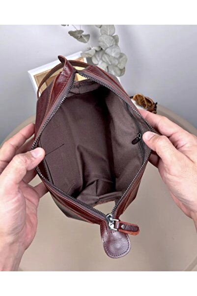 Fil Deri Premium Elite Handbag with Grip Tape Genuine Leather 2057