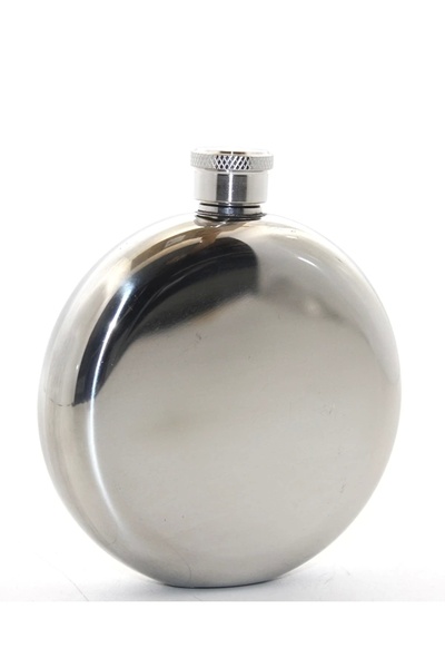 ÇERÇİCİ Stainless Steel Round 5 oz Single Flask Alk2676