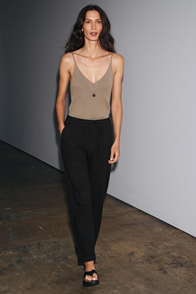 HAKKE Elastic waist daily jogger pants