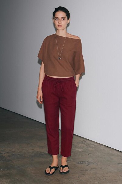 HAKKE Elastic Waist Casual Jogger Pants