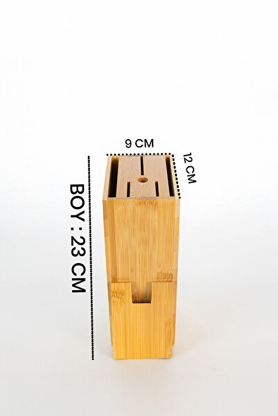 Bambuland Βάση μαχαιριών από μπαμπού - Ξύλινη θήκη για μαχαίρια και οργάνωση κουζίνας
