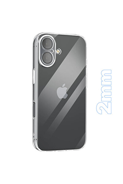 iShield Husa Clear pentru iPhone 17, din silicon, Slim 2mm, decupaje camere, porturi si butoane, Transparent