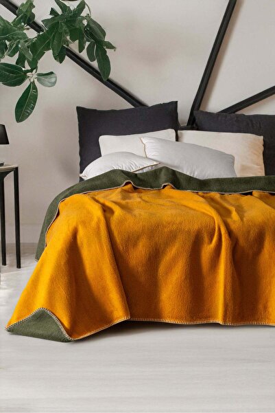 BELENAY HOME Curled Double-Sided Shepherd's Stitch Blanket Single Size 150X200 cm