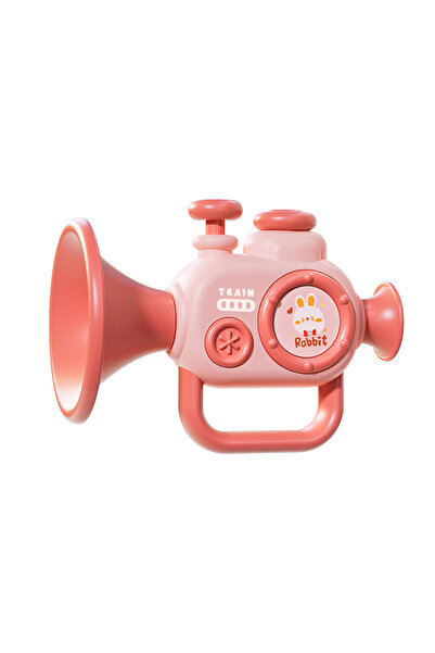 Choice1 لعبة بوق صغيرة وردية اللون للأطفال - آلة موسيقية نفخ للأطفال الرضع - ...