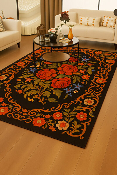 Rugs Modern Halı MOSSO Karabağ Temalı Desen Dekoratif Kilim mosso705