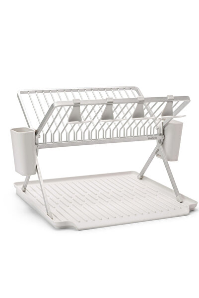 Brabantia SinkSide 1004152 Foldable Dish Dryer, Cutlery Rack, Corrosion Resis...