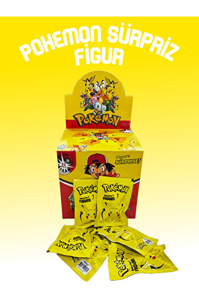 Besify Pokemon Pikachu Sürpriz Figür Paket Pikachu Sürpriz Paket 1 Adet