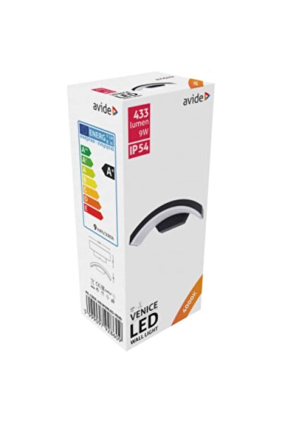 Avide Outdoor Wall Lamp LED, 9W, Neutral Light, 433 lm, IP54