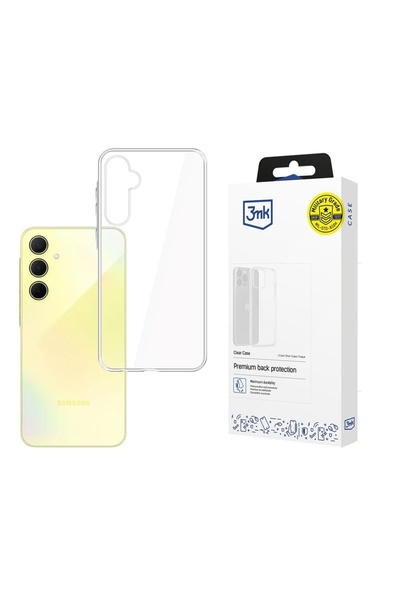 3MK Case for Samsung Galaxy A35 5G, made of silicone, Clear Case, Transparent