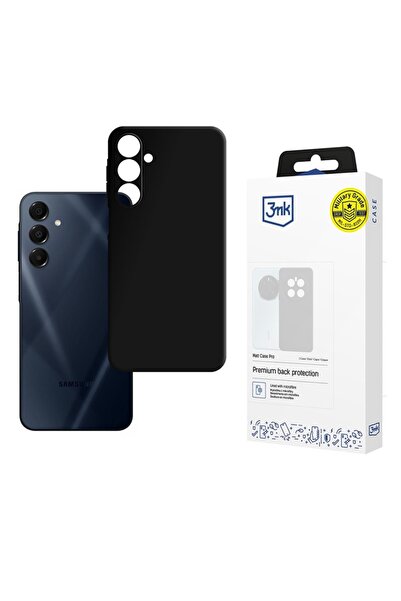 3MK Θήκη για Samsung Galaxy A16 4G, Ματ θήκη, μαύρη