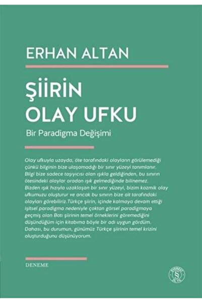 Everest Yayınları Şiirin Olay Ufku