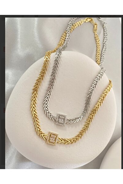 GÜRLER Vip Xuping Balık Sırtı Model Baget Kolye