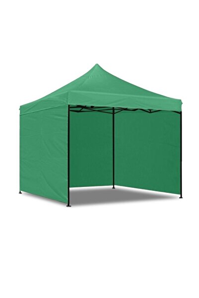 PROCART Quick tent garden tent, 3x3x3 m, 3 side walls, metal structure, waterproof, green